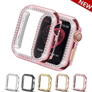 Bumper For Apple watch Case cover Apple watch 6 SE 5 4 44mm 40mm 42mm 38mm Double Diamond Protector case iWatch 3 2 1 Accessories 40