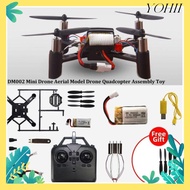 YOHII DM002 Drone Aerial Model, Aircraft Accessories Mini Drone Quadcopter Assembly Toy,  Plastic Mu