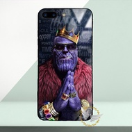 Marvel-shaped iPhone 7 Plus, iPhone 8 Plus tempered glass case