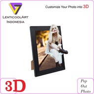 8r (20cm x 25cm) Custom Print 3D Lenticular Photos Embossed Images