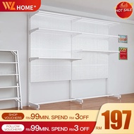 Rak Besi Bertingkat Heavy Duty Rack Rack Shelf Standing Pegboard DIY Storage Rack Save Space Rack Ad