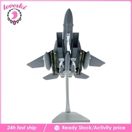 [Lovoski] 1:100 Scale F 15E Fighter Fighter Model Toy Aircraft Model with Display Stand Fighter for 