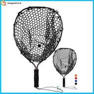SQE IN stock! 35/43cm Hand Net Ultralight Portable Aluminum Alloy Dip Casting Net Fishing Net Fishing Tackle Accessories