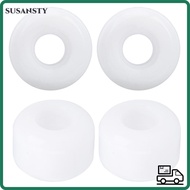 SUSANSTY 4Pcs/Set Skateboard Wheels, 78-85A Hardness PU Skateboard Replacement Wheels, Durable High 