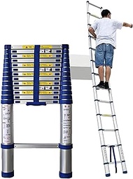 Telescopic ladder height 8m/7m/6m/5m/4m/3m/2m/1m, Heavy duty telescopic extension ladder for home lo