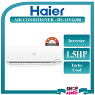 HAIER 4 STAR R32 Inverter Air Conditioner HSU-13VQJ08 1.5HP with Smart Energy Control AI ECO