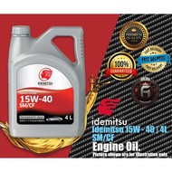IDEMITSU ENGINE OIL | 15W - 40 4L | SM / CF | 10,000 KM | JAPANESE TECHNOLOGY