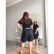 Best Pants Skirt Women Jumbo Short Big Size Bigsize Rubber Zipper Skort Quality