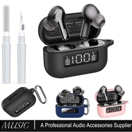 For TOZ0 NC3 Earbuds(2024) Case Cover with Cleaner kit, Silicone Protective Battery Display Visible 