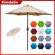 (Ready stock) KIMDELIN Payung Teras Luaran 2.7M Untuk Taman,9ft Outdoor Patio Umbrella For Garden(no