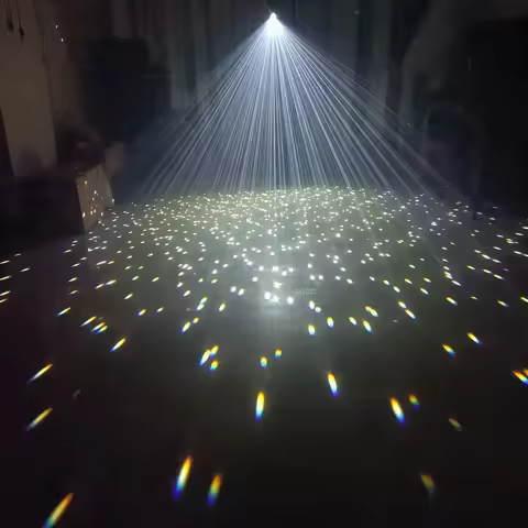 5W Beam Laser White Starry Sky Projectors Lights Discoteca Christmas Pro DJ Party Show Stage Lightin