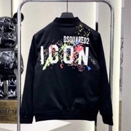 Dsquared2 ICON VAN SON Windbreaker Unisex Men and Women - DSQ2 Premium Bomber Jacket High Quality St