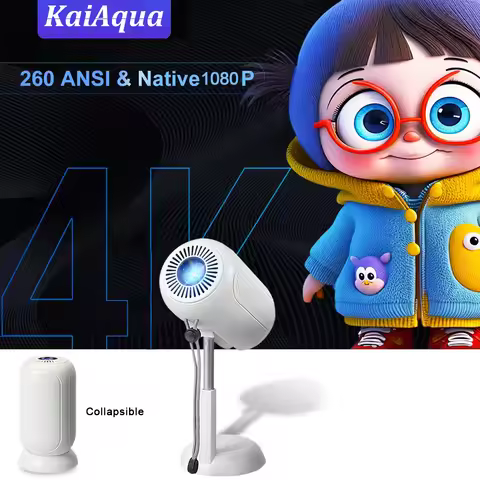 2025 HT10 350ANSI Android 11.0 Projector Full HD 4K AutoFocus Projector Wifi6 BT5.0 LED Projector Ho