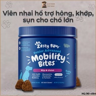 Zesty Paws Senior Advanced Hip & Joint Bites chewable tablets for large and old dogs - Zesty Paws Se