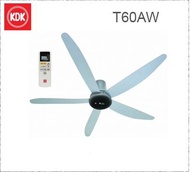 KDK T60AW DC Motor Ceiling Fan Latest Model w Remote LOWEST PRICE Limited Promotion(Free Std Installation, extended warranty)