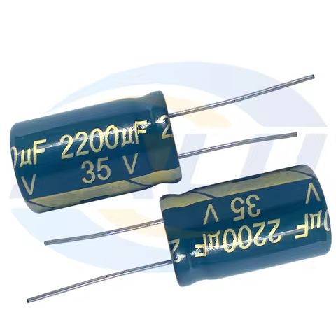 5pcs 35v2200UF 16x25mm High Frequency and Low Resistance 2200uf35v 35wv 2200mf 35vdc 2200MFD 35v 220