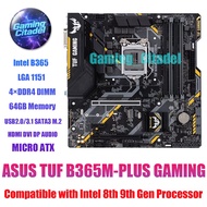 Used ASUS TUF B365M PLUS GAMING DDR4 MATX Motherboard LGA 1151 Compatible with Intel 8th 9th Gen Pro
