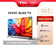 TCL 32 Inch QLED Google TV 2K FHD With HDR 10, Dolby Audio, HDMI, Google Cast Televisyen 32V5C
