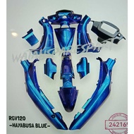 SUZUKI RGV 120 SPECIAL COLOUR HAYABUSA BLUE COVER SET