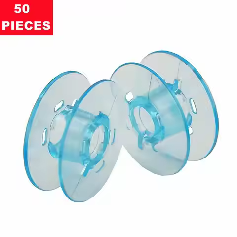 20/50Pcs Blue Transparent Plastic Bobbins (9033P) Sewing Machine Bobbins Generic Will Fit PFAFF, 900