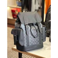COACH/COACH/New Style Men's Bag track Men's Genuine Leather Backpack hudson Travel Bag Backpack Lapt