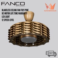FANCO Bladeless Ceiling Fan F021 GALACTIC / Celing Kipas tanpa sayap F021 GALACTIC / KUTCHENHAUSS