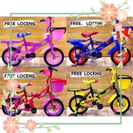 in love with outdoors ♒Basikal Budak  12 Inch Bicycle Kids Basikal 12 Inci Untuk Umur 2-4 Tahun -1201♦