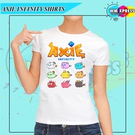 AXIE INFINITY SHIRTS INSPIRED CUSTOMIZED/PERSONALIZED SHIRTS/AXIE INFINITY TEES