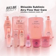 Shiseido Sublimic Airy Flow Hair Care RELBE BEAUTY (Shampoo, Treatment, Mask, Oil)