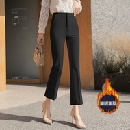 Ankle-Length Flared Pants Women Suit Pants Women Small Summer Thin High-Waisted Ankle-Length Pants F