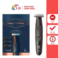 Máy cạo râu King C. Gillette Style Master 91965720 - Thiết kế để cầm chắc chắn lưỡi dao có thể thay