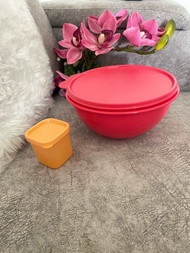 12.12 tupperware wonder pier red bowl 1.5L with 80ml cubes