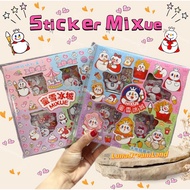 Momo Mixue Stickers 100 Sheets Of Mixed Color Stickers Korean Stickers Deco Stickers Surabaya Insulation Stickers Viral Stickers Color Stickers