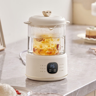 內地直送 - 養生壺YSH-E08N1恆溫養生杯燕窩燉盅多功能小型全玻璃煮花茶