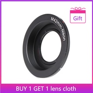 Metal M42 Lens Adapter Ring For Nikon Mount With Infinity Focus Glass For DSLR Camera D3100 D3300 D7