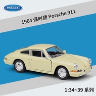 DZG Hobby HC8 M1 WELLY Willie 1: 36 Porsche 1964 911 Sports Car Simulation Alloy Car Model Pull Back