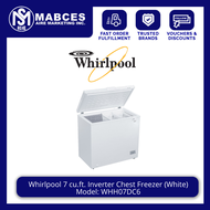 Whirlpool 7 cu.ft. Inverter Chest Freezer (White) WHH07DC6