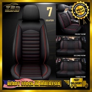 ZEN(7-SEATER)5D SERIES(AVANZA,GRANDLIVINA,RUSH,BRV,VELOZ,XPANDER,ARUZ,ERTIGA)PU PREMIUM LEATHER Universal Car Seat Cover