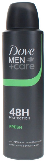 Men Care  Fresh Dedodorant  Spray 150ml ,DOVE 男士護理除臭清新噴霧 150ml，
