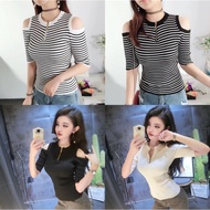 offshoulder knitted top for women lady causal for women lady
