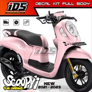 Decal Scoopy New 2021 Full Body Stiker Scoopy 2021 2022 2023 Full Body Desain POLOS