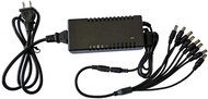 12V 5A AC Adapter Power Supply + 8 Split Compatible with CCTV Security IP IR Camera DVR Swann DVR8-4