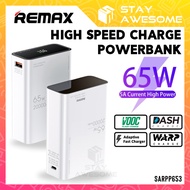 REMAX Fast VOOC 65W Laptop Charging Portable Powerbank 20000 mAh Type C Output Pawer Bank Charger 20000mAh USB SARPP653