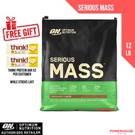 Optimum Nutrition Serious Mass, 12 lbs - High Protein Weight Gain Powder [ON mass gainer, bulking]