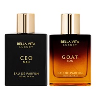（Nushineusa91） The Sigma Male By Bella Vita Luxury | 2X100Ml Perfumes | CEO Man & G.O.A.T. Man | Per