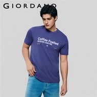 GIORDANO MEN Men's Cotton Slim Short Sleeve Print Tee 2 01096302