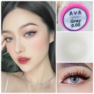 คอนแทคเลนส์ รุ่น Mini Ava สีเทา/ตาล Gray/Brown มีค่าสายตา (0.00)-(-10.00)