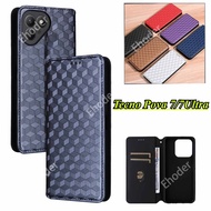 Casing For Tecno Pova 7 Ultra 7Ultra 4G 5G Wallet Card Slot Magnetic Flip Leather Phone Case for POV