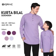 Iqrac Kurta BILAL : Sedondon Anak dan Ayah Cekak Musang Lengan Panjang Kain Premium Comocrepe  Stret