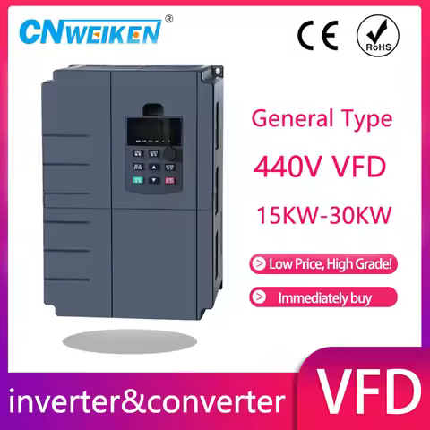 VFD Inverter Freqency Converter 22KW Three Phase 440V Variable Frequency Inverter Drive VFD Motor Sp